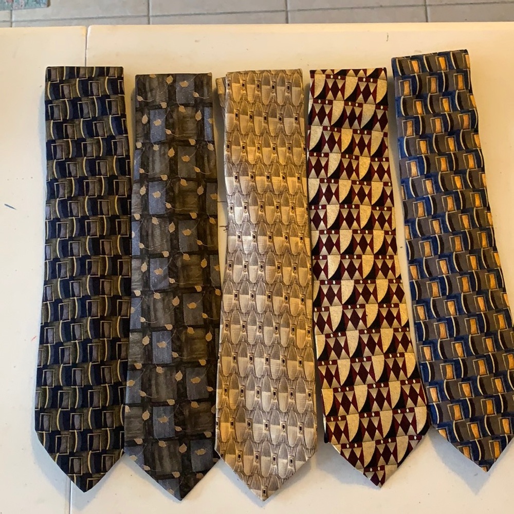 Lot of 5 Today’s Man Silk Neckties